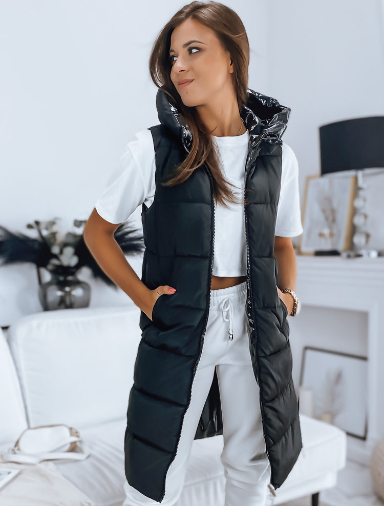 Čierna obojstranná vesta MARIET TY3157 Veľkosť: 2XL