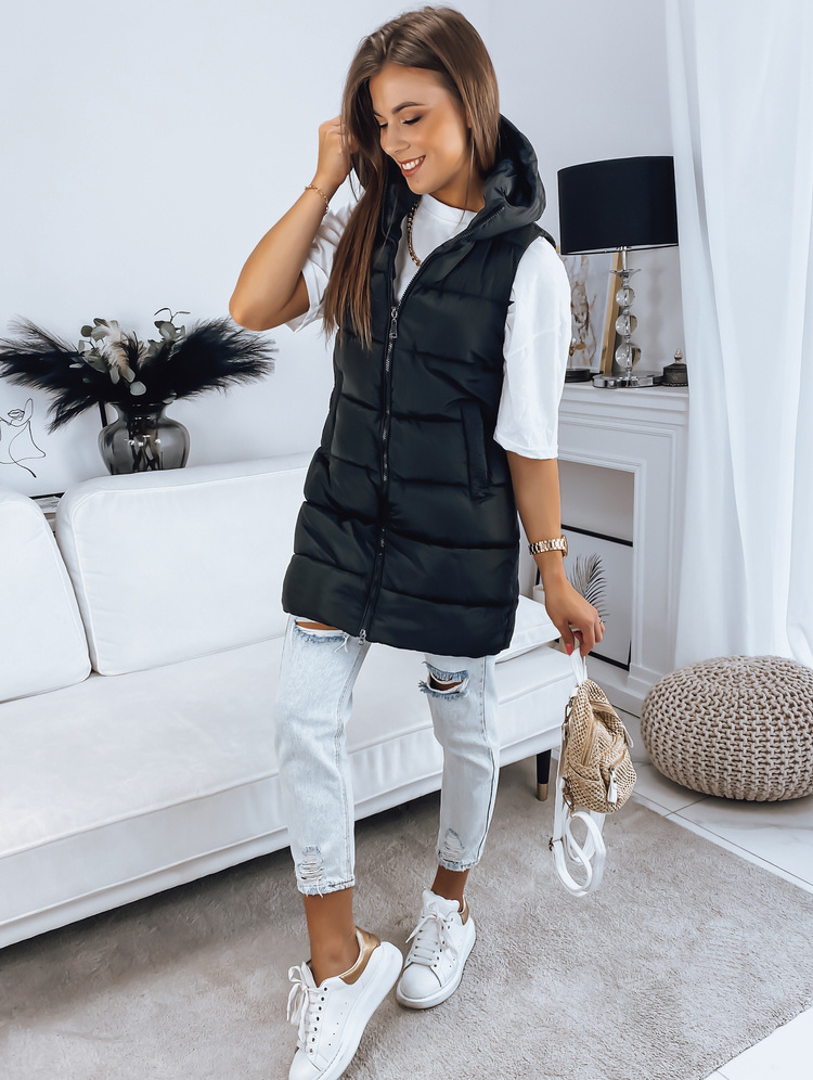 Čierna prošívaná vesta BRITA TY3230 Veľkosť: L