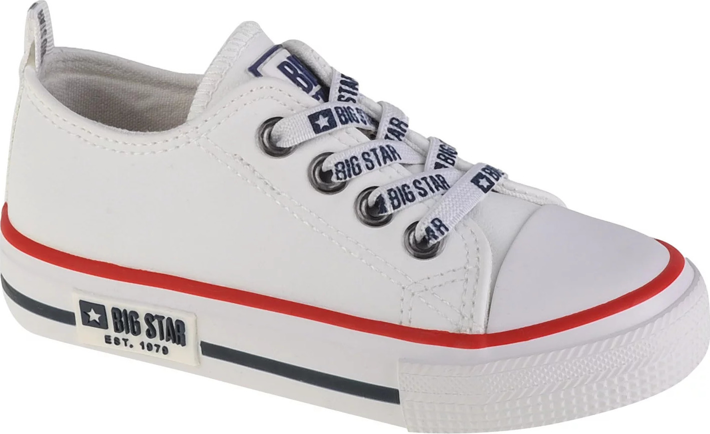 Biele detské plátenky Big Star Shoes J KK374042 Veľkosť: 22