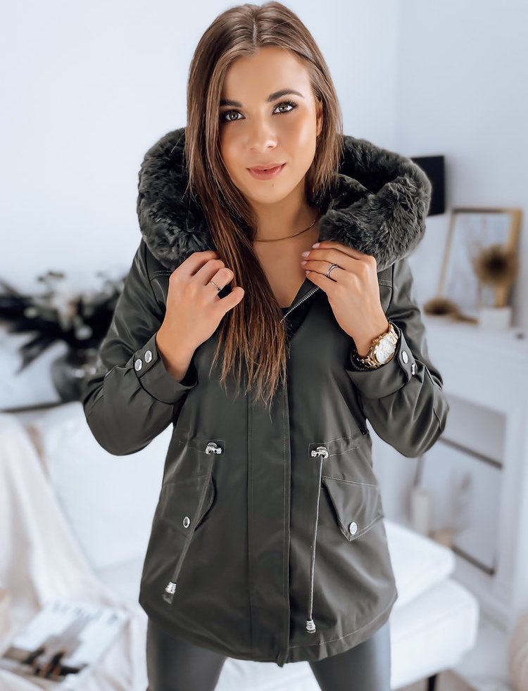 KHAKI TEPLÁ PARKA FORSIL TY3319 Veľkosť: 6XL