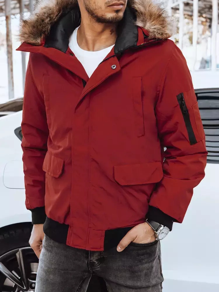 Vínová krátka parka TX4309 Veľkosť: 2XL
