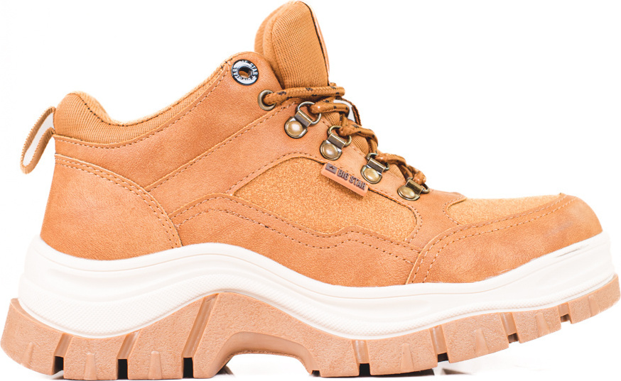 Dámske topánky BIG STAR na silnej podrážke - béžová KK274362802BR Veľkosť: 36