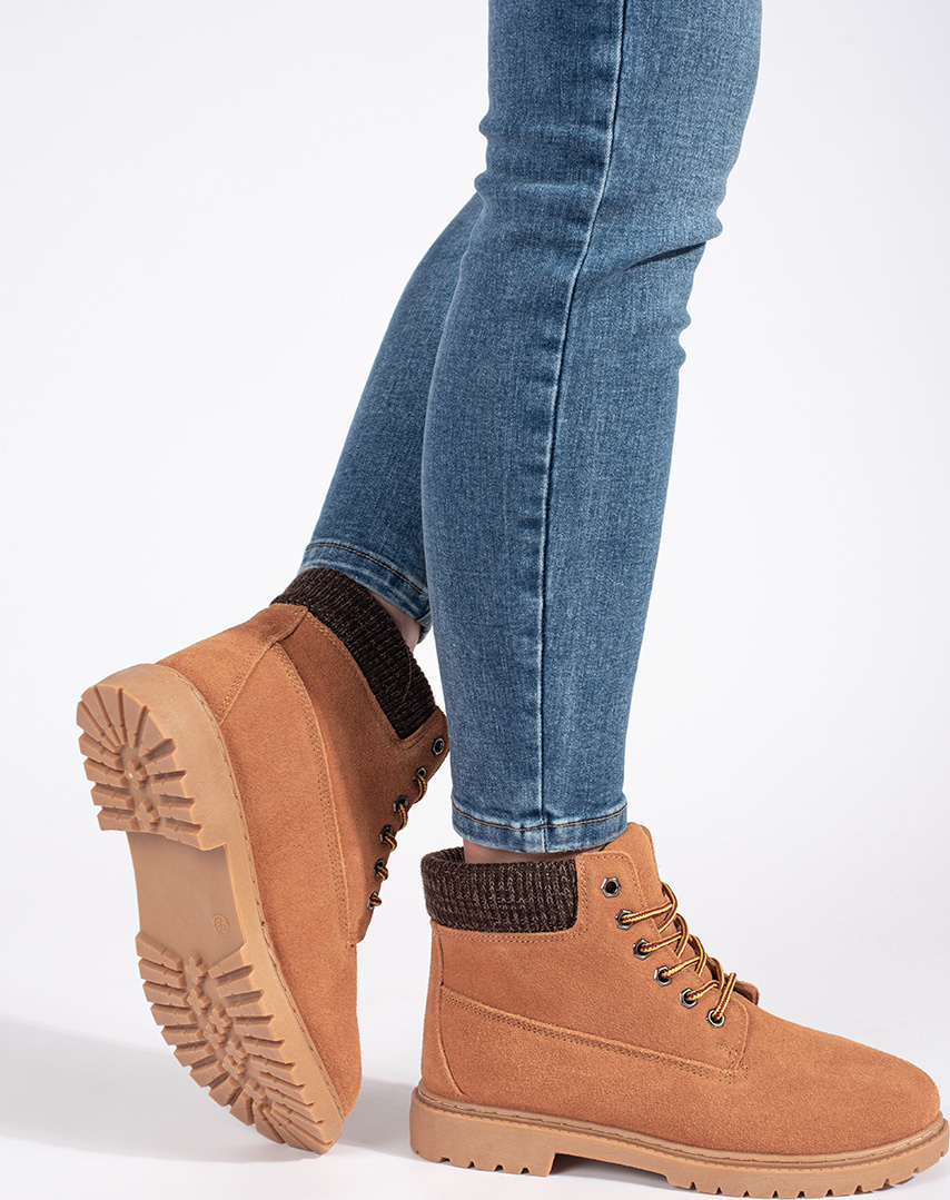 KOŽENÉ CAMELOVÉ TRAPERKY 37211C Veľkosť: 36