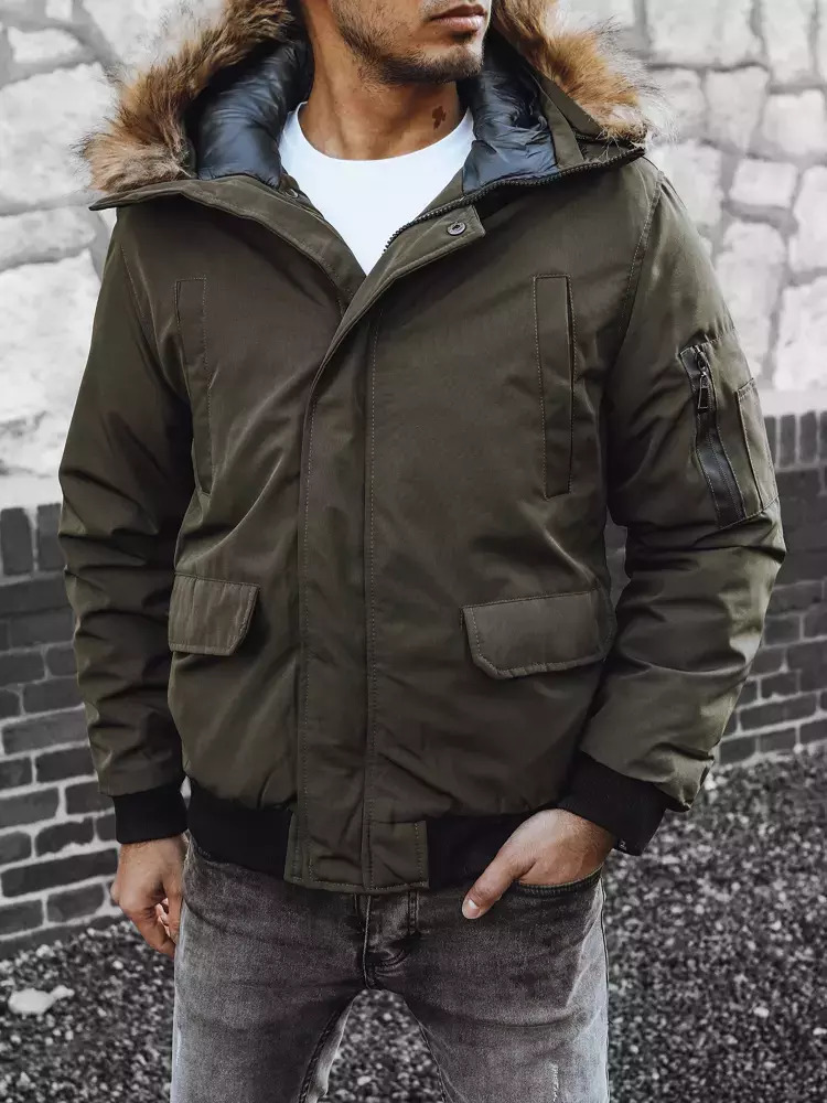 TMAVOZELENÁ KRÁTKA PARKA TX4308 Veľkosť: 2XL