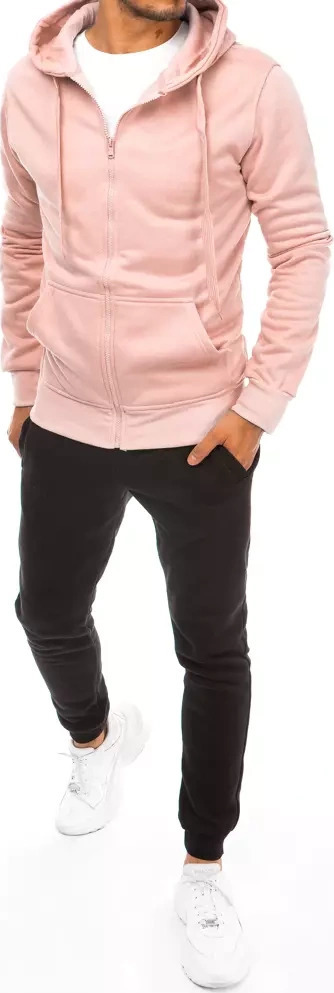 Tepláková súprava - svetloružová / čierna AX0640 Veľkosť: M