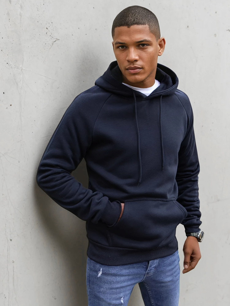 Námornícka basic mikina s kapucňou BX5483 Veľkosť: 2XL