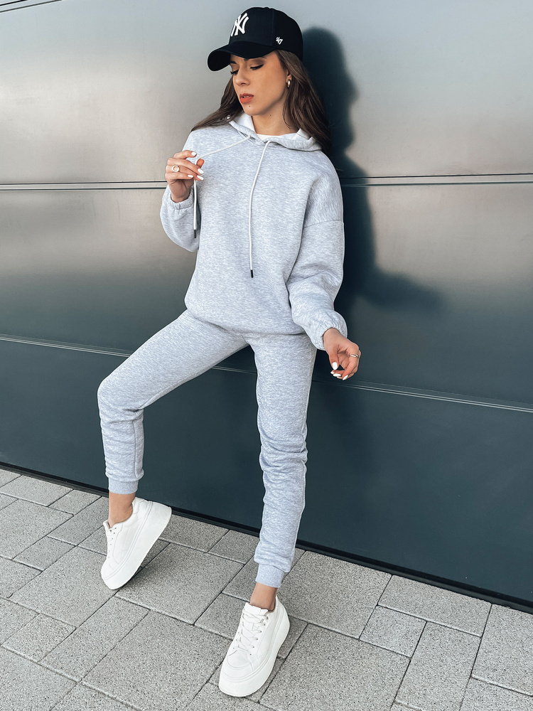 Sivá teplákovka KSENIIA PREMIUM AY0785 Veľkosť: M