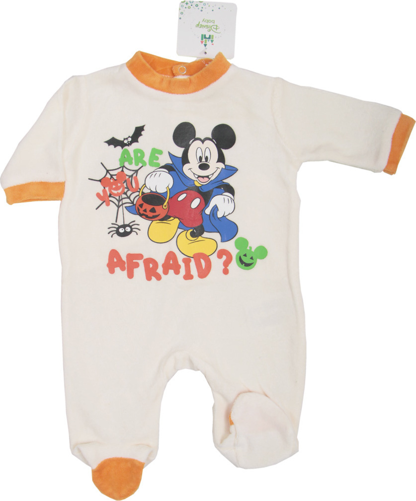 Mickey Mouse biely detský overal Veľkosť: 74