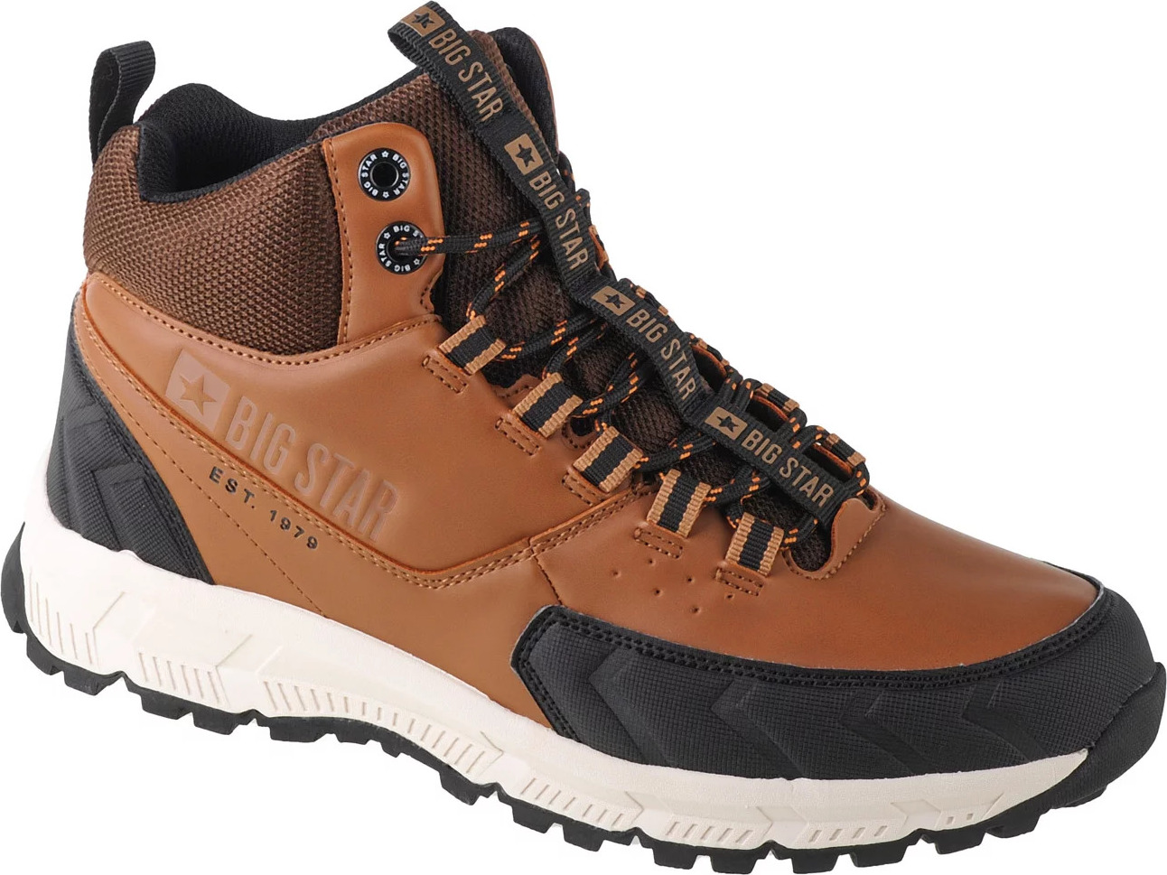 Hnedé pánske topánky Big Star Trekking Shoes II174179 Veľkosť: 44
