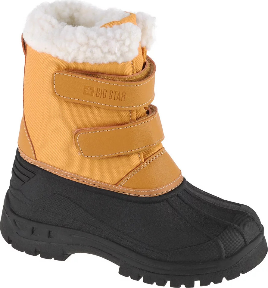 Čierno-béžové dievčenské snehule Big Star Kids Snow Boots KK374237 Veľkosť: 33