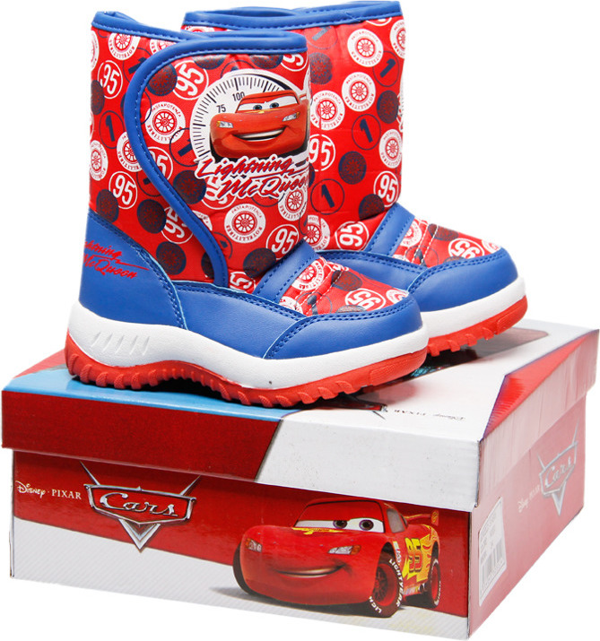 Disney Cars chlapčenské červeno-modré snehule Veľkosť: 29