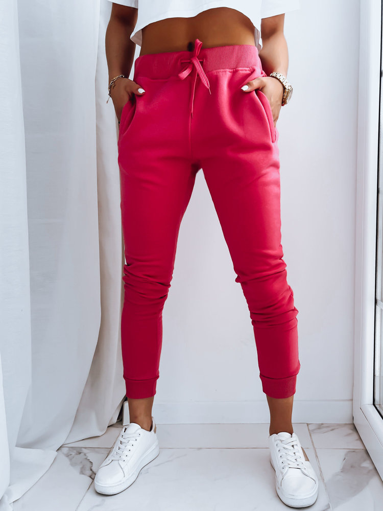 Ružové dámske tepláky FITS UY0208z Veľkosť: M