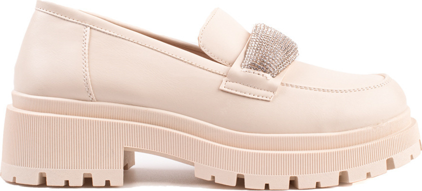 Poltopánky dámske z eko kože Shelovet - béžová VL209P-BE Veľkosť: 39