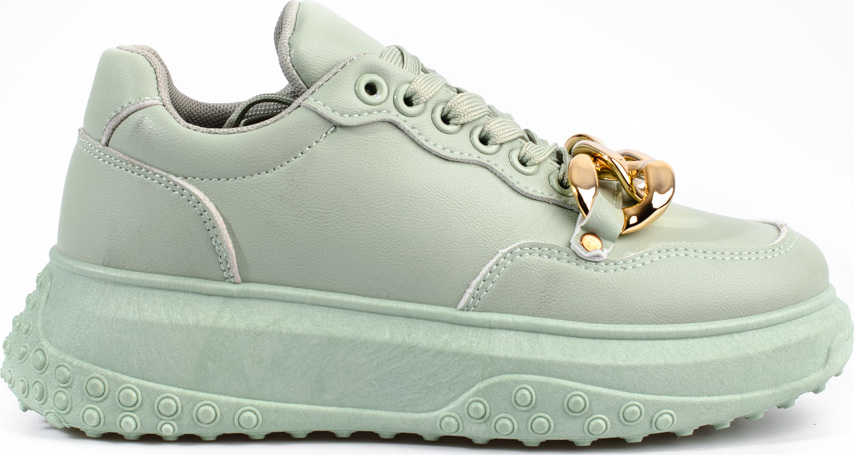 Mintové dámske sneakersy s retiazkou Shelovet OH1832-3GR Veľkosť: 38