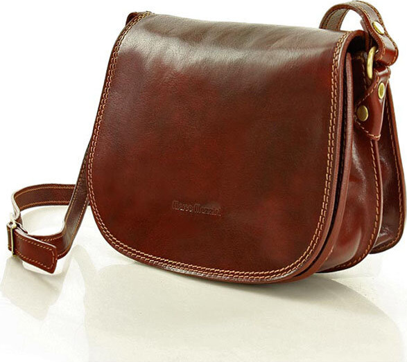 Hnedá malá kabelka MARCO MAZZINI l127b Veľkosť: ONE SIZE