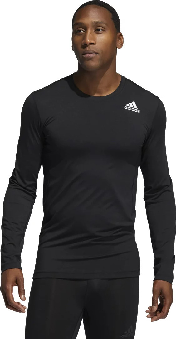 Čierne pánske tričko adidas Techfit Compression Long Sleeve GM5038 Veľkosť: 2XL