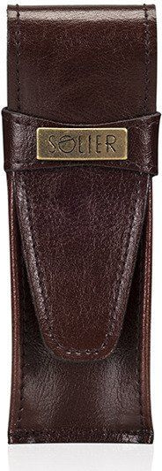 Pánske kožené púzdro na pero SOLIER SA12 MAROON Veľkosť: ONE SIZE