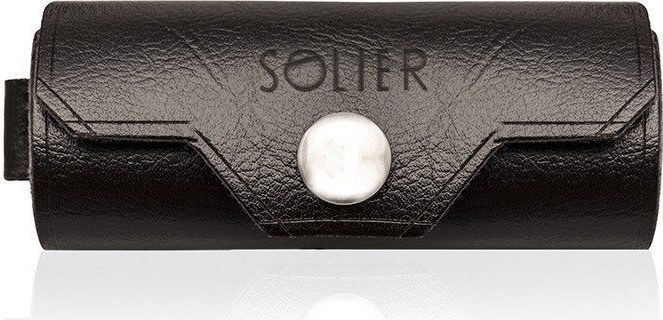 Kožená hnedá peňaženka na kľúče SOLIER A11 dark brown Veľkosť: ONE SIZE