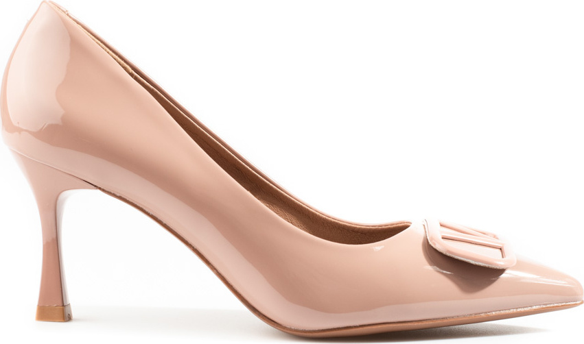 Dámske béžové lodičky s ozdobou 23-20192BE Veľkosť: 38