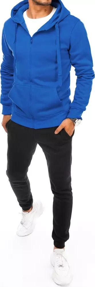 Modro-čierna tepláková súprava na zips AX0652 Veľkosť: M