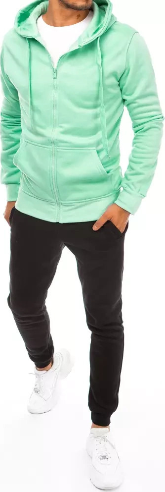 Mintovo-čierna tepláková súprava na zips AX0654 Veľkosť: M