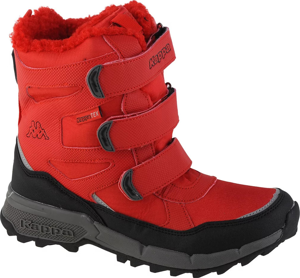 Červené chlapčenské topánky Kappa Vipos Tex T 260902T-2011 Veľkosť: 39