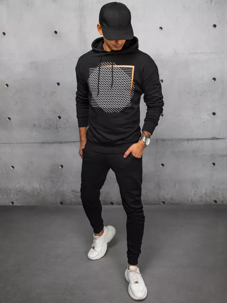 Čierna pánska tepláková súprava AX0689 Veľkosť: M