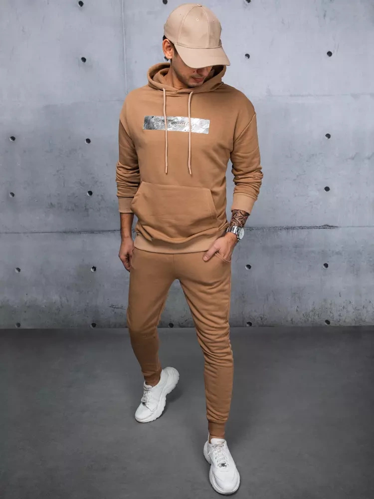 Camel pánska tepláková súprava so strieborným pruhom AX0696 Veľkosť: L