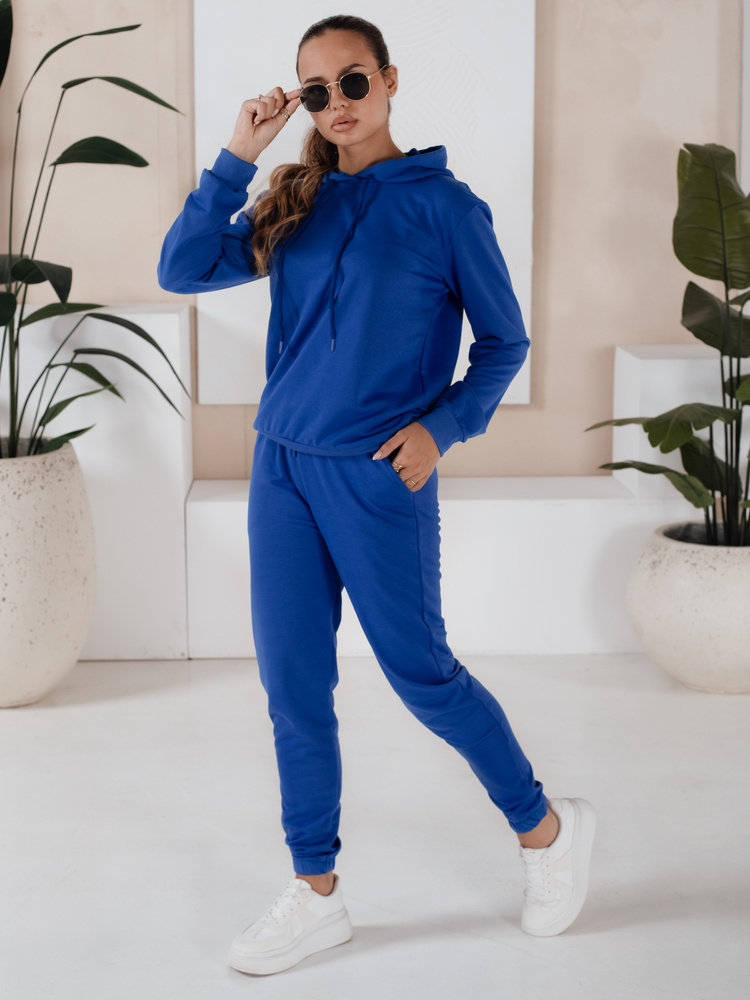 Modrá teplákovka s kapucňou MIGEL AY0807 Veľkosť: S