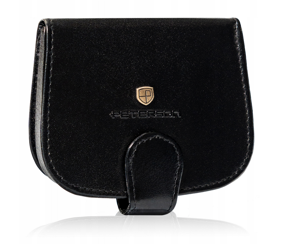 Peterson Pánska čierna malá "portmónka" PTN 614-BLACK Veľkosť: ONE SIZE