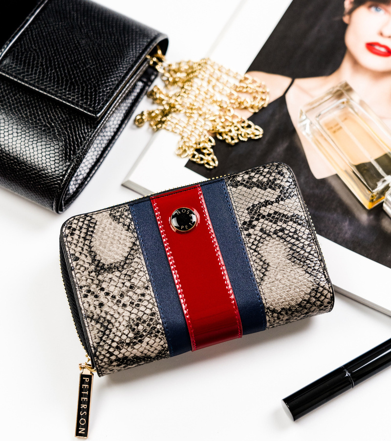 Peterson Peňaženka s hadím vzorom Y060 PTN ST-418 Veľkosť: ONE SIZE