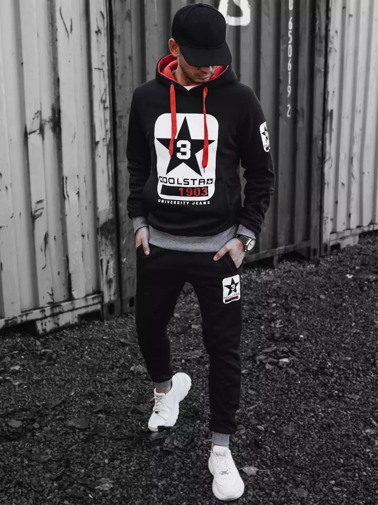 Čierna pánska teplákovka CoolStar AX0657 Veľkosť: 2XL