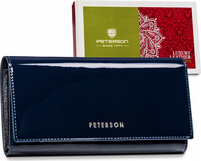Peterson Tmavomodrá peňaženka Y064 PTN BC-467-NAVY-BLUE Veľkosť: ONE SIZE