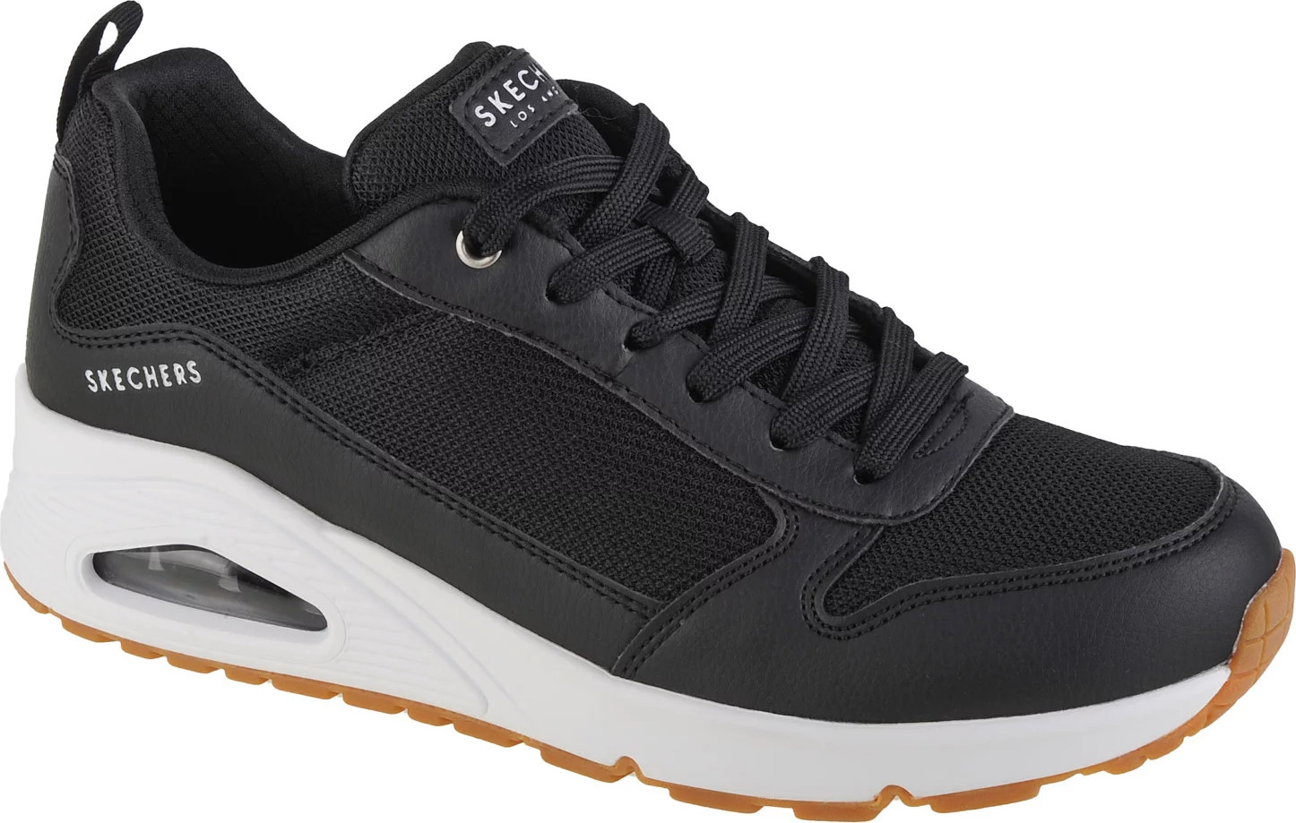 Čierne dámske tenisky Skechers Uno - Inside Matters 155005-BKW Veľkosť: 36