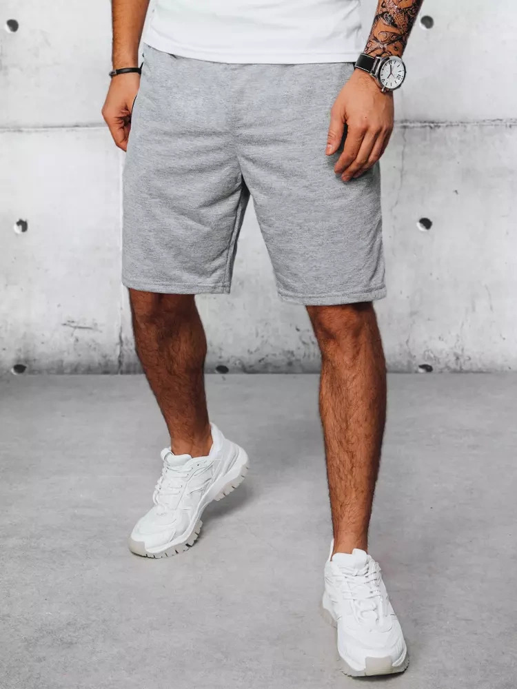 Sivé teplákové pánske šortky SX2197 Veľkosť: 2XL