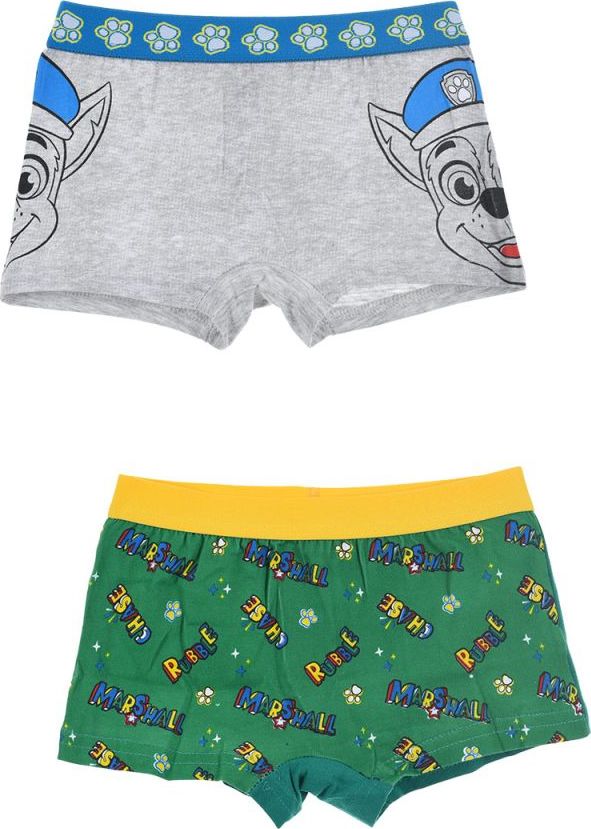 Chlapčenské boxerky Paw Patrol - sivá/zelená Veľkosť: 104/110
