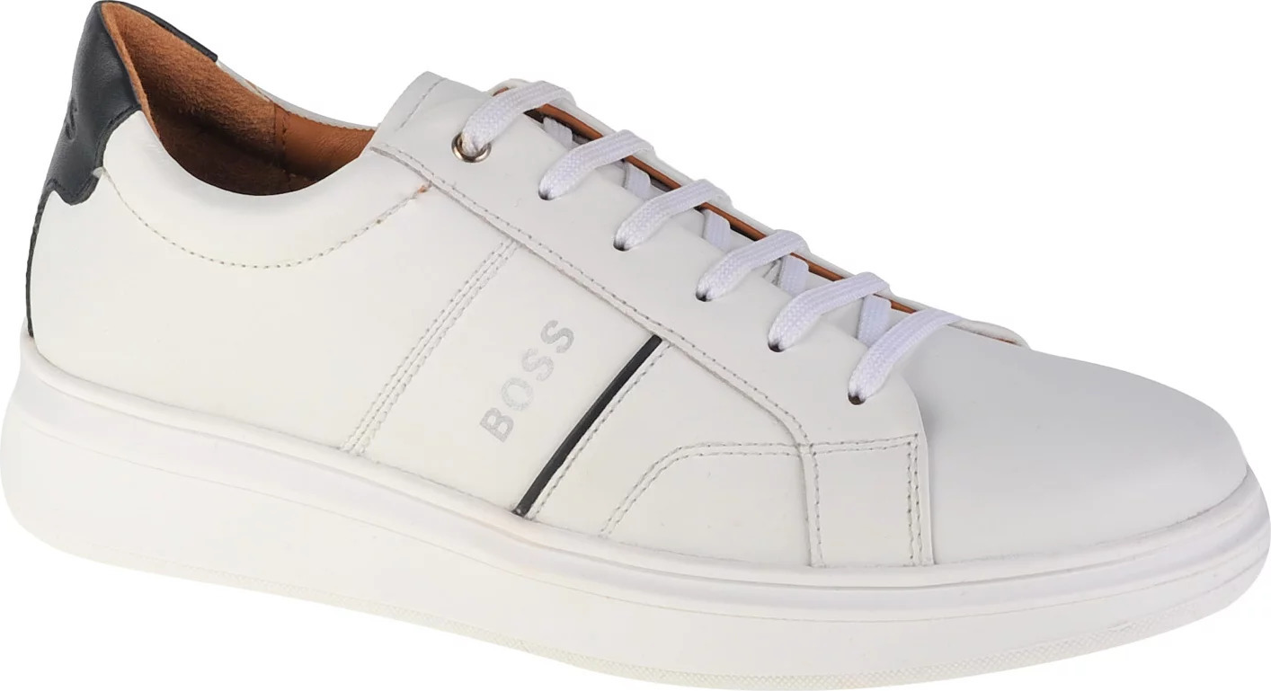 BIELE CHLAPČENSKÉ TENISKY BOSS TRAINERS J19063-10B Veľkosť: 32