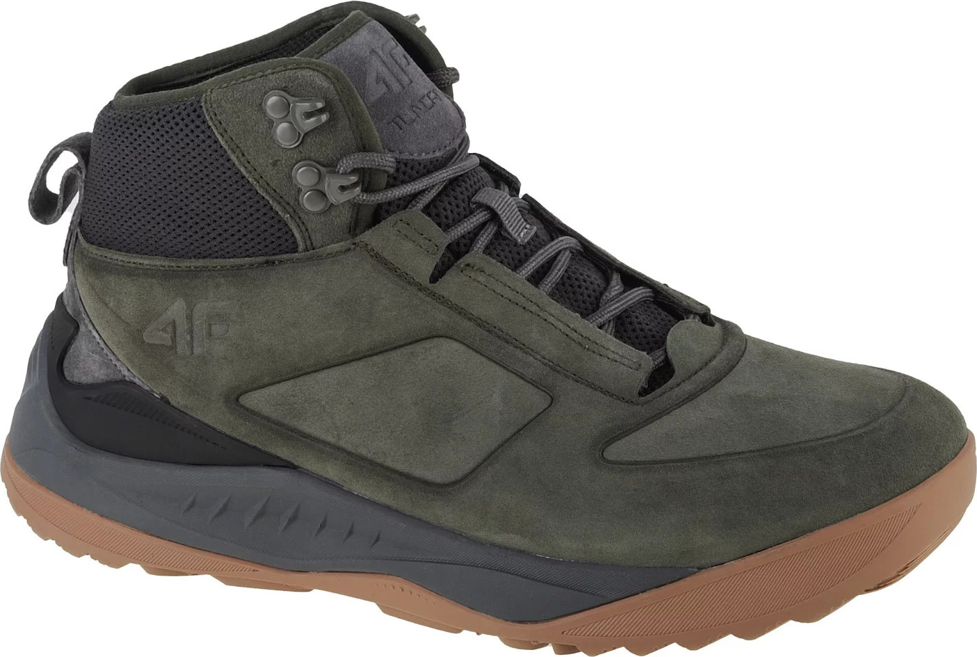 KHAKI PÁNSKE TOPÁNKY 4F TUNDRA BOOTS 4FAW22FWINM010-43S Veľkosť: 42