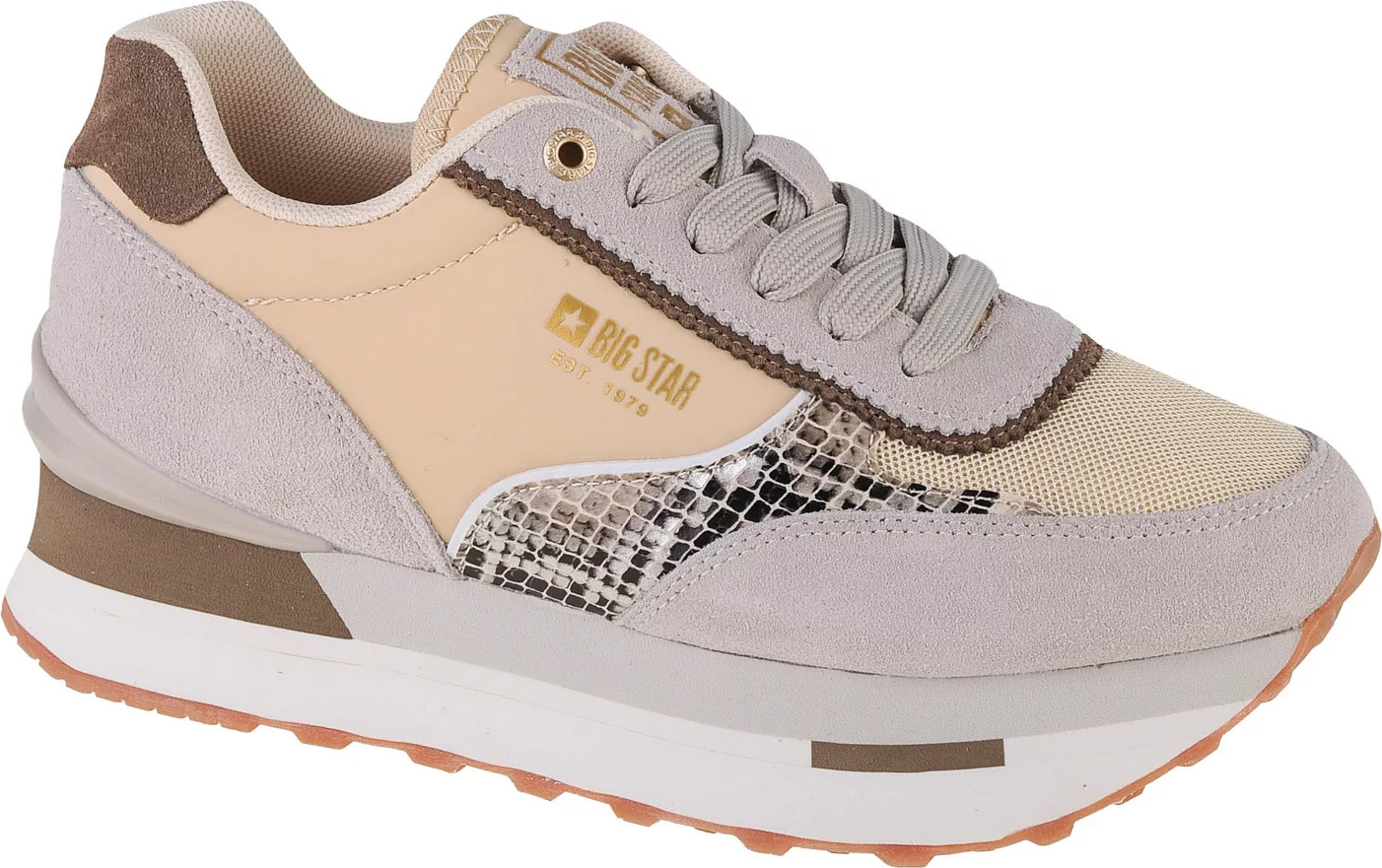 Béžové dámske tenisky Big Star Shoes LL274364 Veľkosť: 38