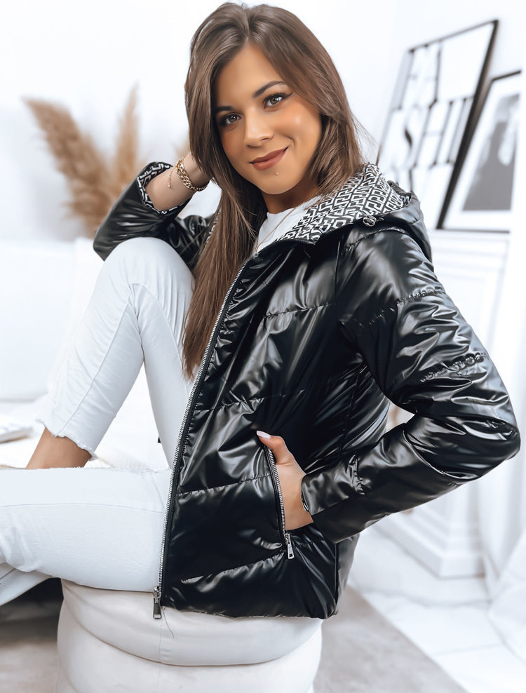 Čierna obojstranná prechodná bunda KANSAS TY3558 Veľkosť: XL