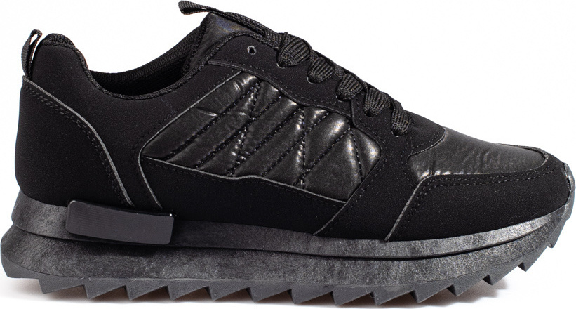 Dámske čierne športové sneakersy 23-16022B Veľkosť: 37