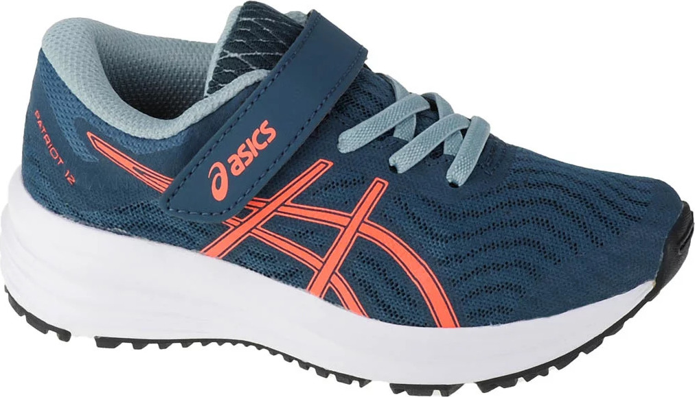 MODRÉ CHLAPČENSKÉ TENISKY ASICS PATRIOT 12 PS 1014A138-400 Veľkosť: 27