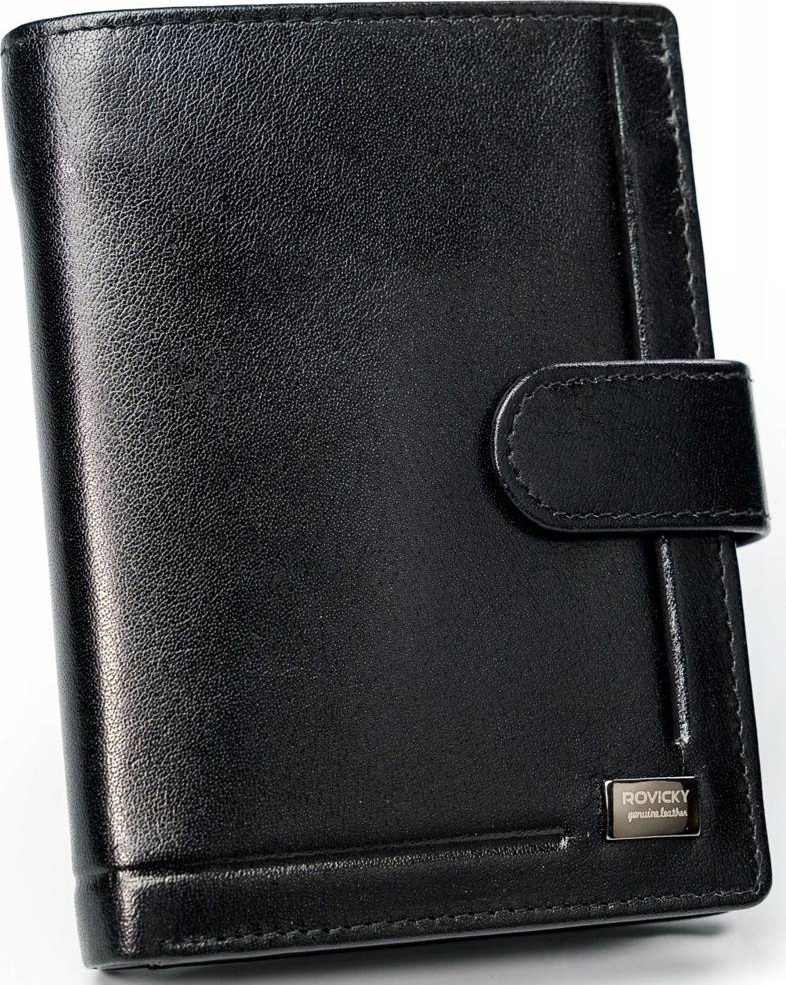 Rovicky Čierna peňaženka so zapínaním L095 PC-105L-BAR Veľkosť: ONE SIZE