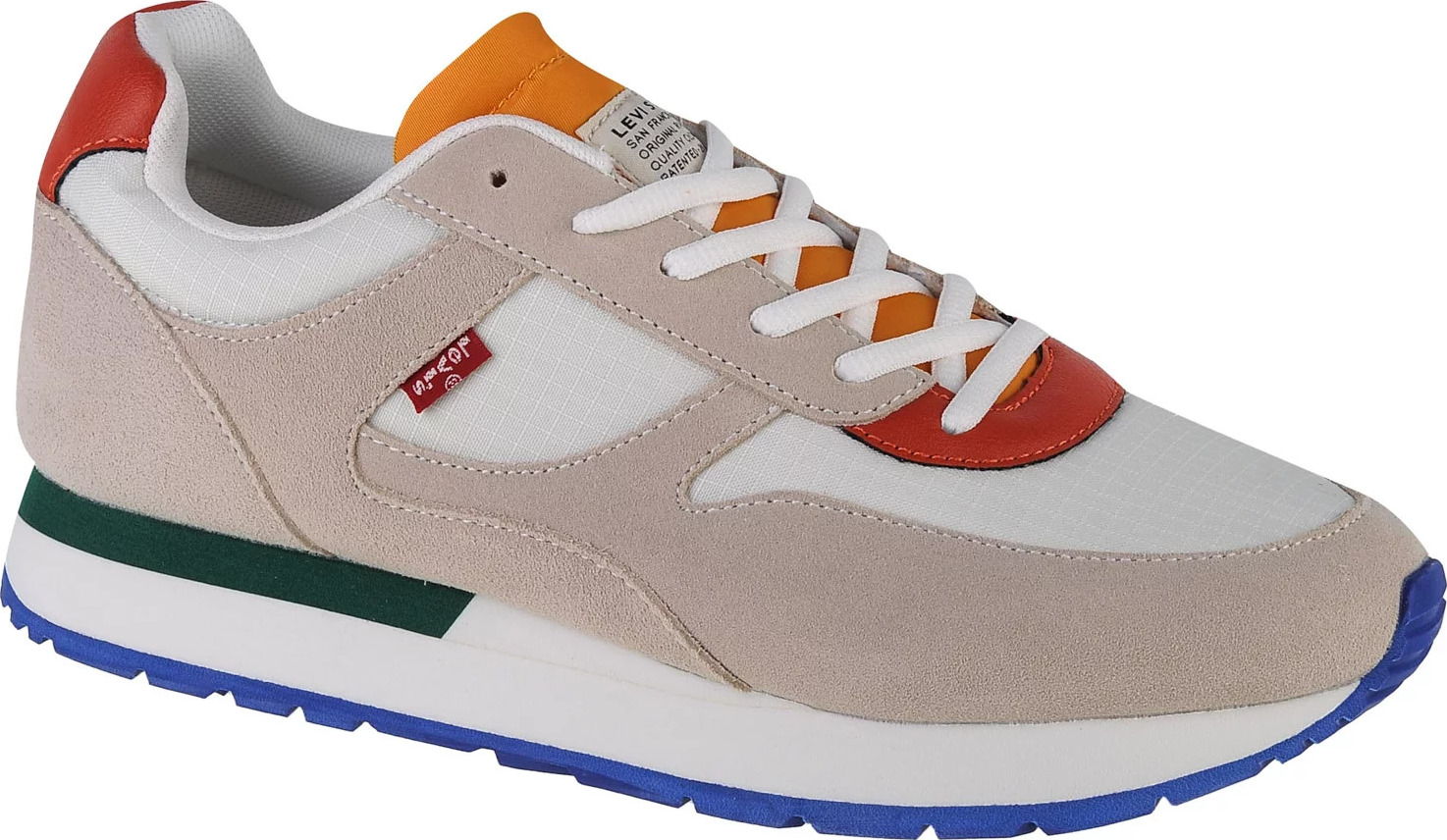 Béžové pánske tenisky Levi's Bannister 235235-1900-100 Veľkosť: 42