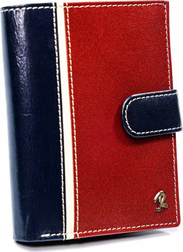 Rovicky Modro-červená peňaženka so zapínaním L124 326L-RBA-D NAVY-RED Veľkosť: ONE SIZE
