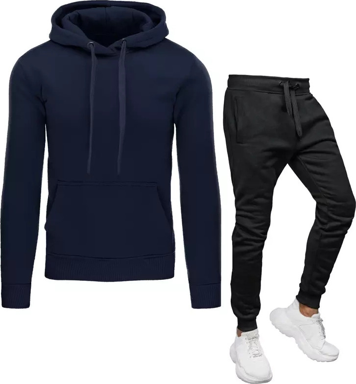 Tmavomodro-čierna pánska tepláková súprava AX0631z Veľkosť: 2XL