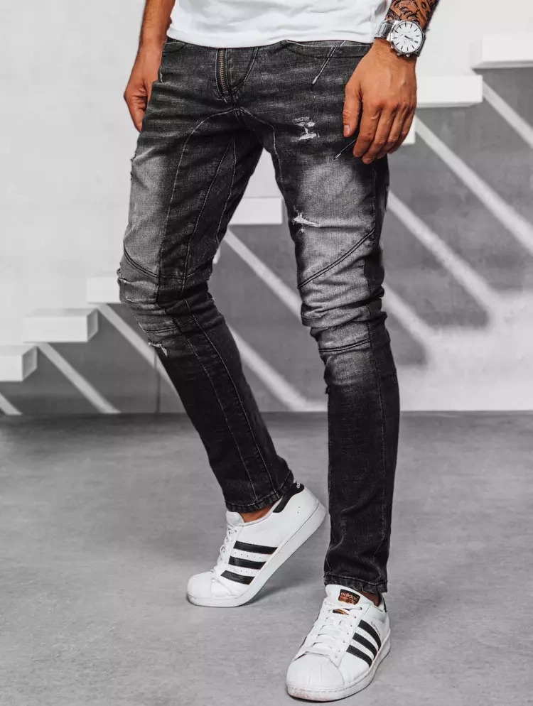 Čierne pánske džínsové nohavice UX3950 Veľkosť: 29