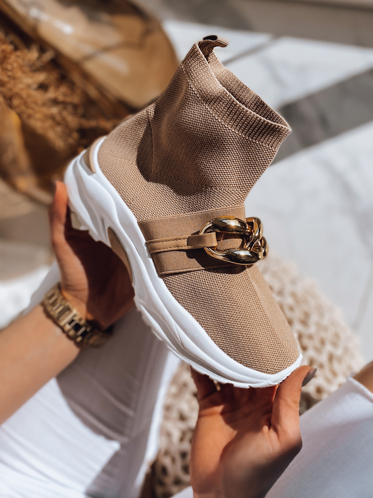 Hnedé členkové tenisky ELISA ZY0110 Veľkosť: 39