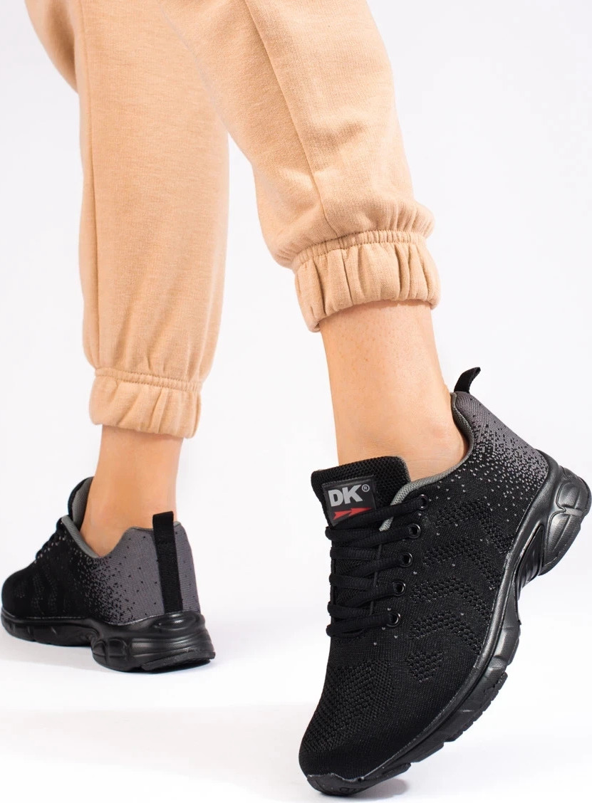 Dámske čierne športové topánky DK SA605122B/G Veľkosť: 36