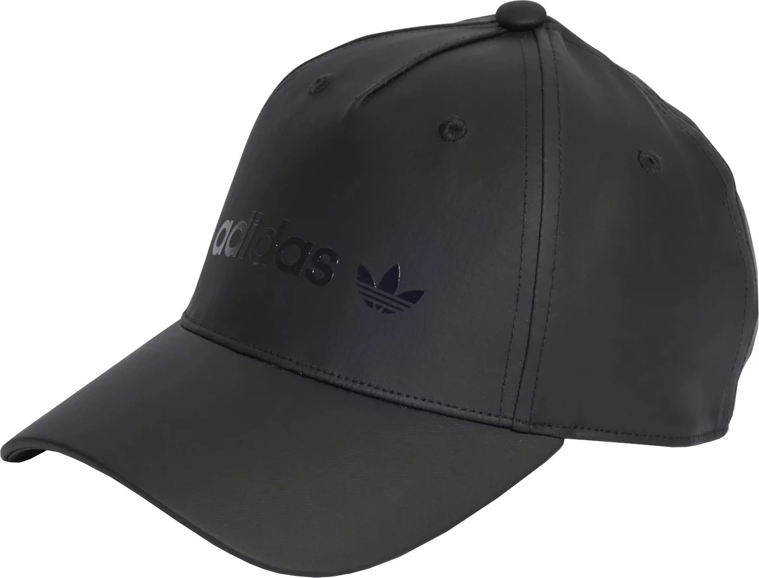 Čierna pánska saténová šiltovka adidas Satin Baseball Cap IB9050 Veľkosť: ONE SIZE